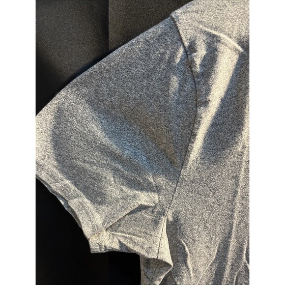 Hollister Mens T-shirt Gray MediumCrew Neck Short Sleeve Stretch Logo - Picture 5 of 11